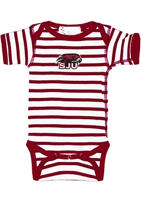 Saint Josephs Hawks Baby Crimson Skylar Short Sleeve One Piece
