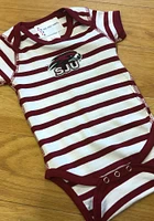 Saint Josephs Hawks Baby Crimson Skylar Short Sleeve One Piece