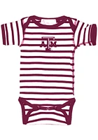 Texas A&M Aggies Baby Maroon Skylar Short Sleeve One Piece