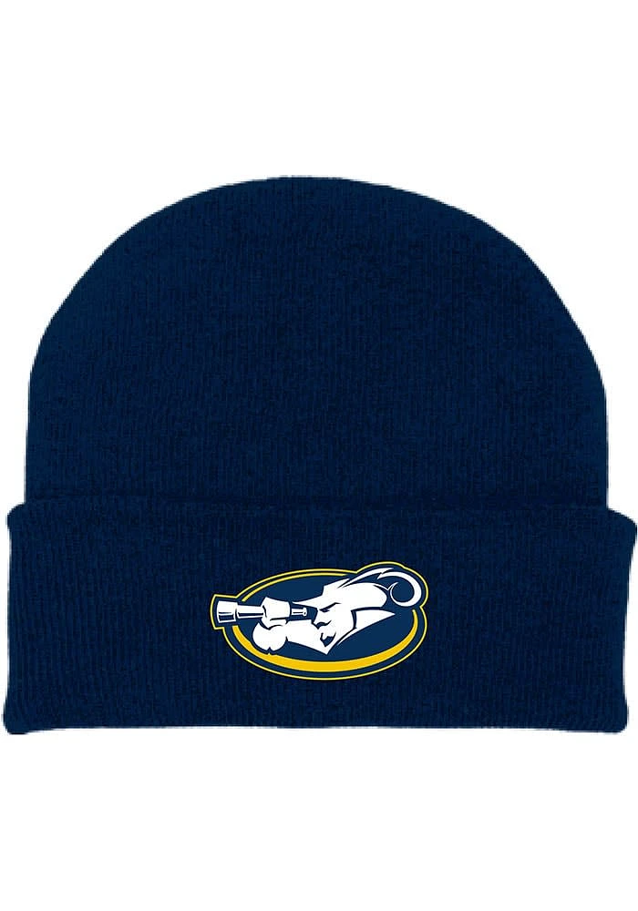 La Salle Explorers Blue Cuffed Newborn Knit Hat