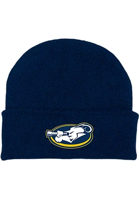 La Salle Explorers Blue Cuffed Newborn Knit Hat
