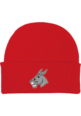 Central Missouri Mules Red Cuffed Newborn Knit Hat