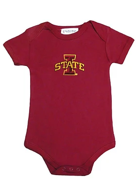 Iowa State Cyclones Baby Cardinal Bailey Primary Short Sleeve One Piece