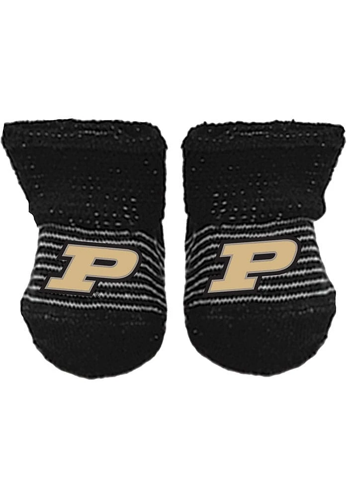 Purdue Boilermakers Stripe Baby Bootie Boxed Set