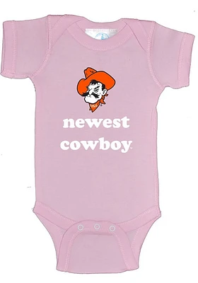 Oklahoma State Cowboys Baby Newest Cowboy Short Sleeve One Piece