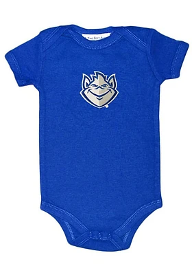 Saint Louis Billikens Baby Blue Bailey Primary Short Sleeve One Piece