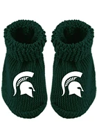 Michigan State Spartans Spartan Head Baby Bootie Boxed Set