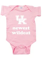 Kentucky Wildcats Baby Pink Newest Wildcat Short Sleeve One Piece