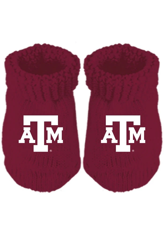 Texas A&M Aggies Knit Baby Bootie Boxed Set