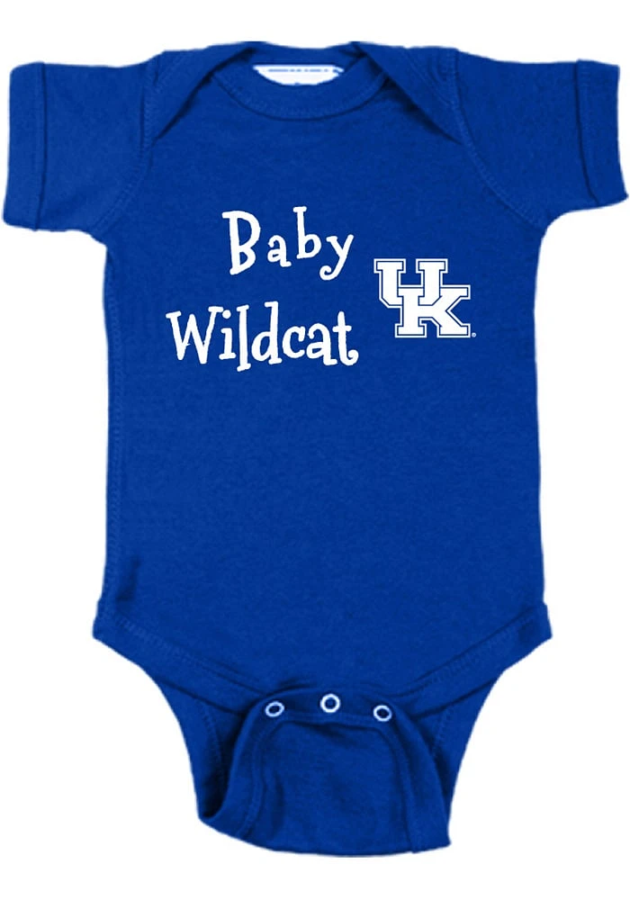 Kentucky Wildcats Baby Blue Wildcat One Short Sleeve Piece