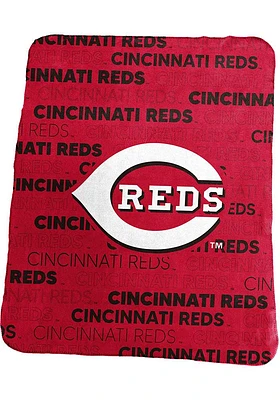 Cincinnati Reds Classic Fleece Fleece Blanket