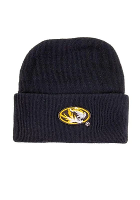 Missouri Tigers Black Cuffed Newborn Knit Hat