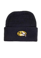 Missouri Tigers Black Cuffed Newborn Knit Hat