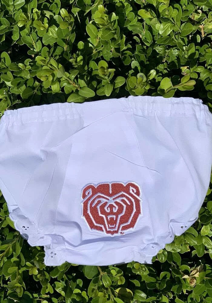 Missouri State Bears Baby White Team Logo Bottoms Underwear