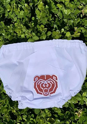 Missouri State Bears Baby White Team Logo Bottoms Underwear