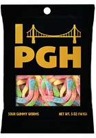 Pittsburgh Sour Gummy Worms Candy