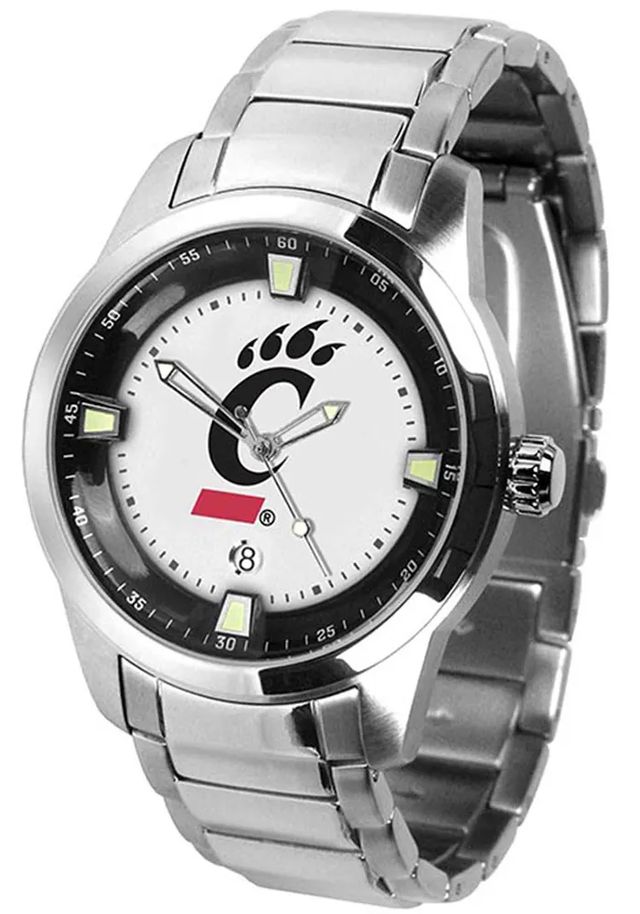 Cincinnati Bearcats Titan Stainless Steel Mens Watch