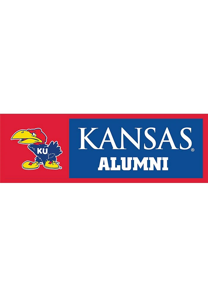 Kansas Jayhawks 12X36 Alumni Banner - Blue