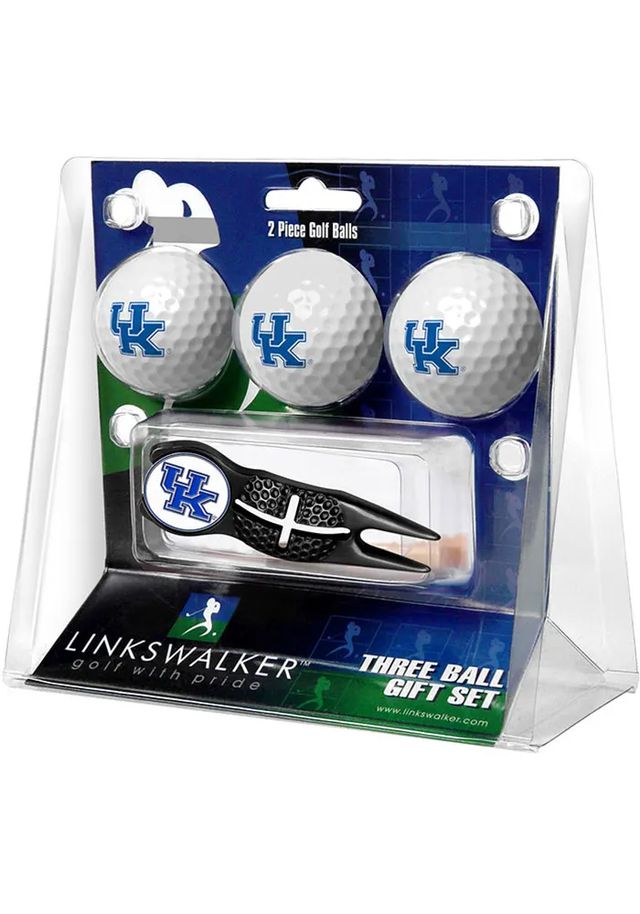 Kentucky Wildcats Ball and Black Crosshairs Divot Tool Golf Gift Set