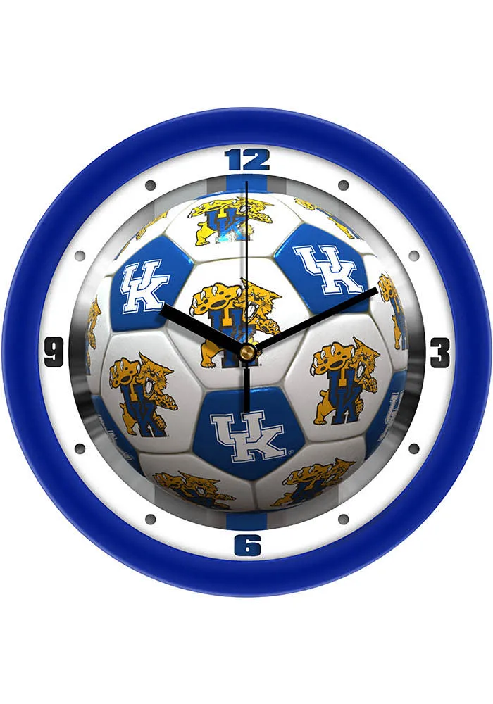 Kentucky Wildcats 11.5 Soccer Ball Wall Clock