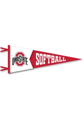 Ohio State Buckeyes Softball Pennant