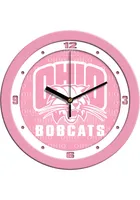 Ohio Bobcats 11.5 Pink Wall Clock