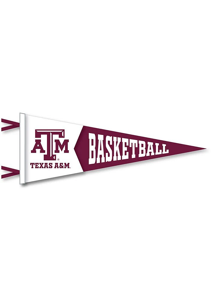 Texas A&M Aggies Basketball Pennant