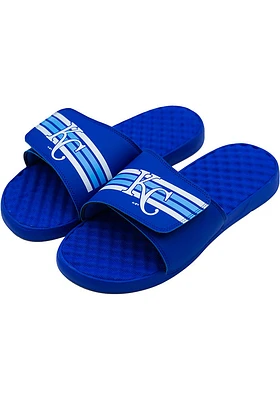 Kansas City Royals Varsity Stripes Mens Slides