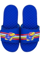 Kansas Jayhawks Varsity Stripes Mens Slides