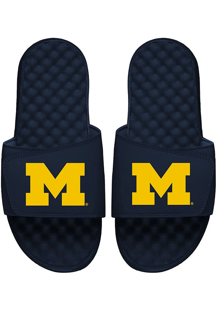 Michigan Wolverines Primary Logo Mens Slides