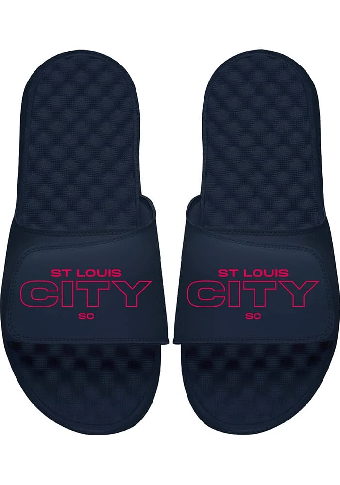 St Louis City SC iSlide Wordmark Mens Slides