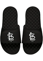 St Louis Cardinals Black and White Mens Slides
