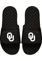 Oklahoma Sooners Black and White Mens Slides