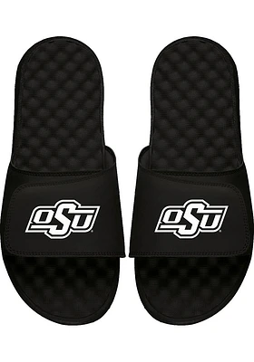 Oklahoma State Cowboys Black and White Mens Slides