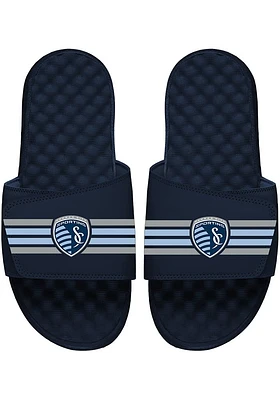 Sporting Kansas City iSlide Stripes Mens Slides