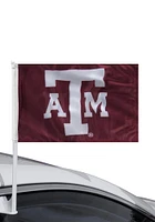 Texas A&M Aggies 11x16 Maroon Silk Screen Car Flag - Maroon