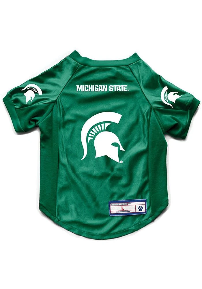 Michigan State Spartans Team Logo Pet Stretch Jersey