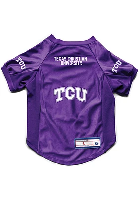 TCU Horned Frogs Team Logo Pet Stretch Jersey