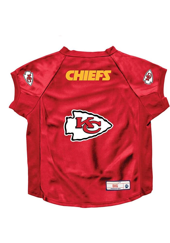 Kansas City Chiefs Team Logo Big Dog Stretch Pet Jersey