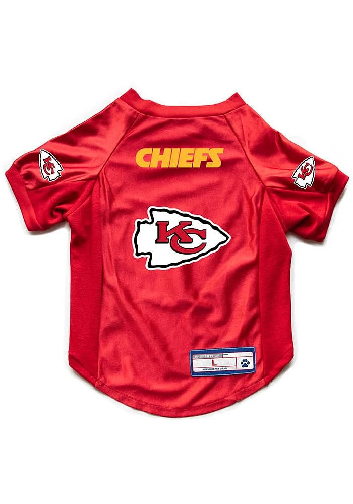 Kansas City Chiefs Team Logo Pet Stretch Jersey