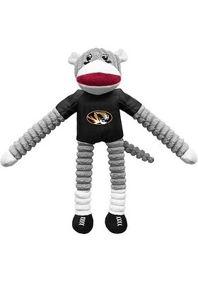 Missouri Tigers Sock Monkey Pet Toy