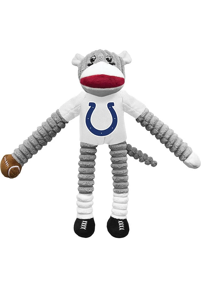 Indianapolis Colts Sock Monkey Pet Toy