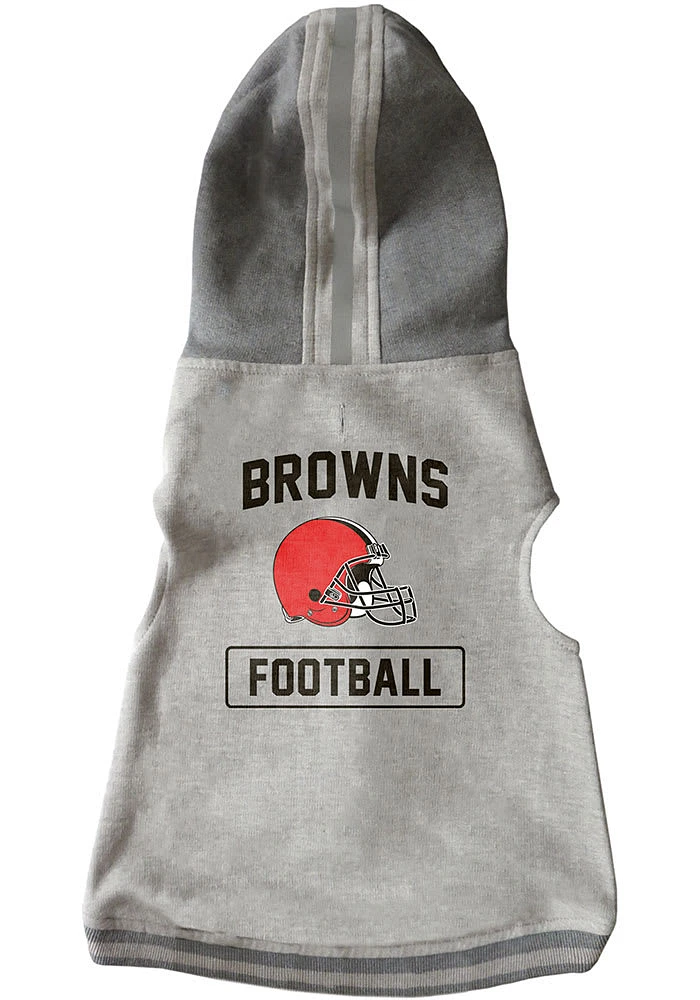 Cleveland Browns Hooded Crewneck Pet T-Shirt
