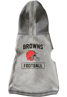 Cleveland Browns Hooded Crewneck Pet T-Shirt