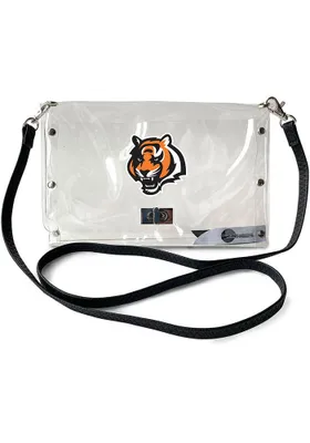 Cincinnati Bengals White Stadium approved Clear Bag