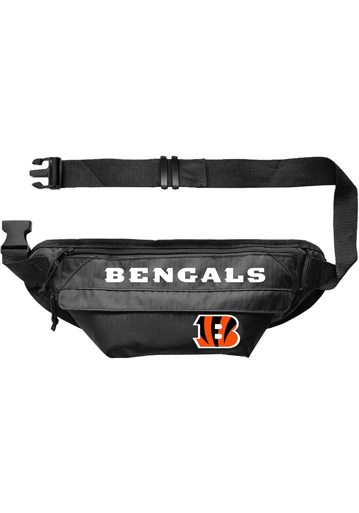 Cincinnati Bengals Black Large Fanny Pack Tote