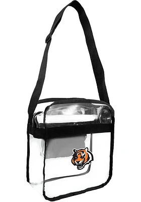 Cincinnati Bengals White Carryall Crossbody Clear Bag