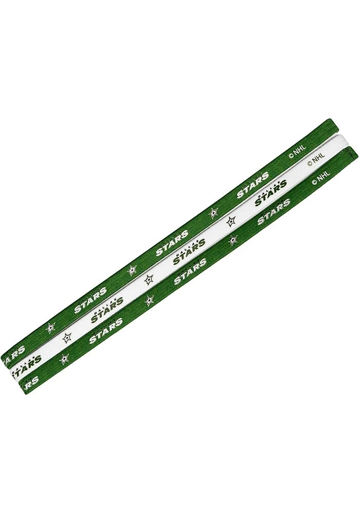Dallas Stars 3 Pack Elastic Womens Headband