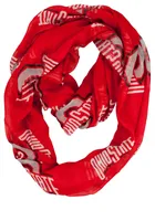 Ohio State Buckeyes Sheer Infinity Womens Scarf