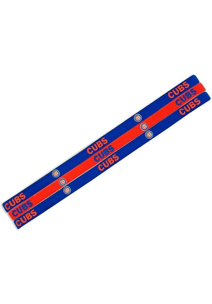 Chicago Cubs Elastic 3 Pack Womens Headband